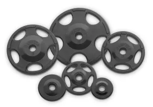 Hampton Olympic Grip Plate | VIRGIN RUBBER COATED | Set