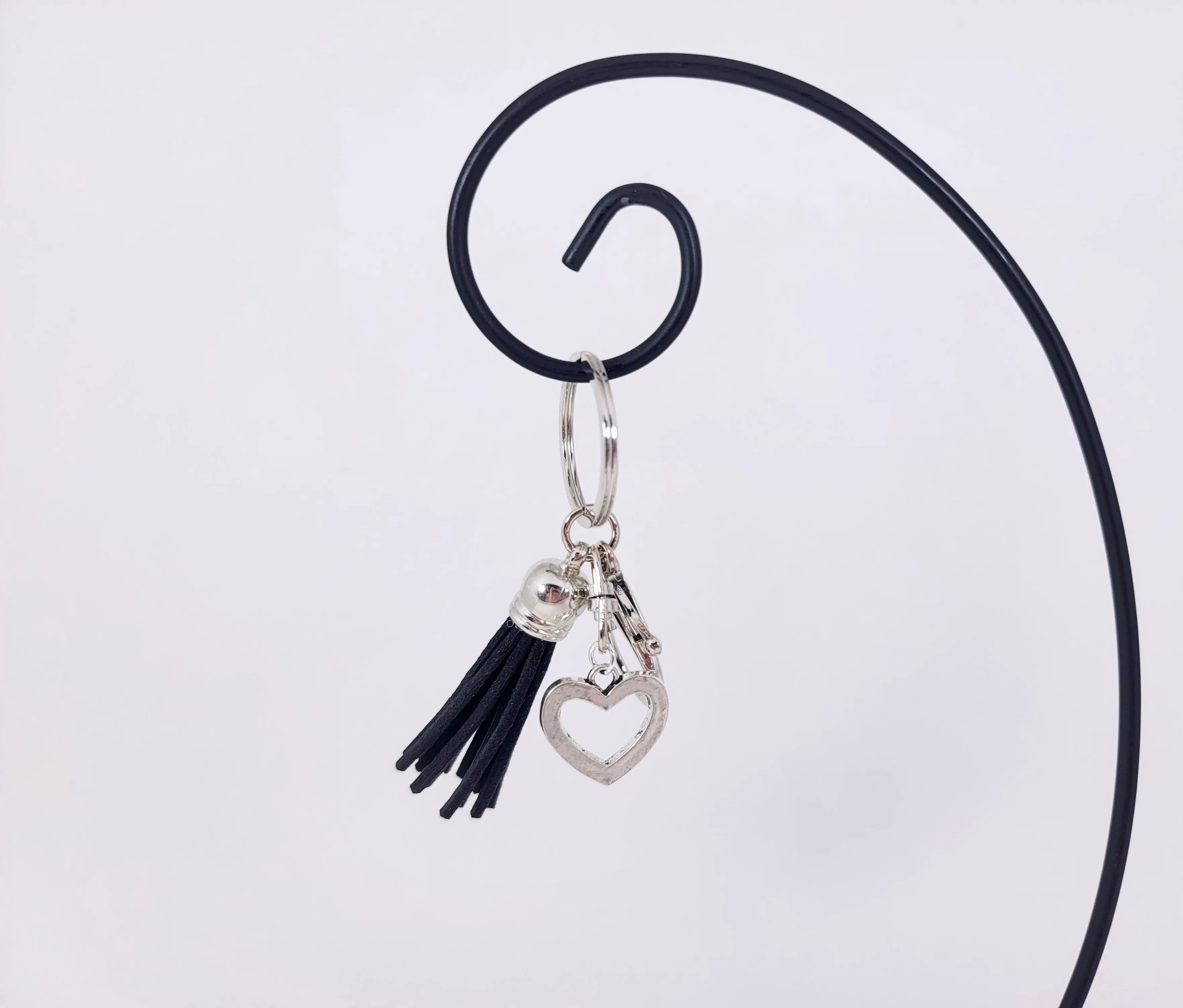 Heart & Tassel Keychain