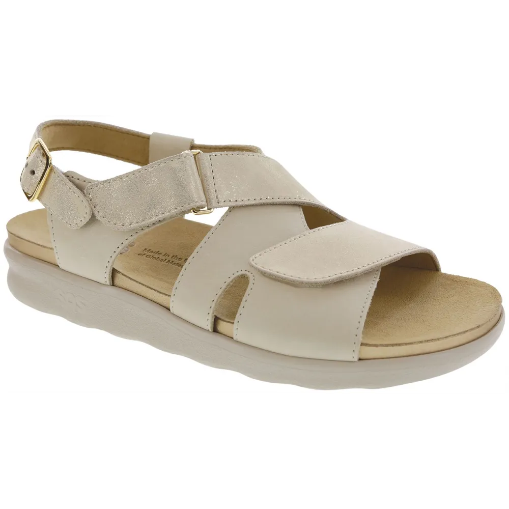 Huggy Cross Strap Sandal