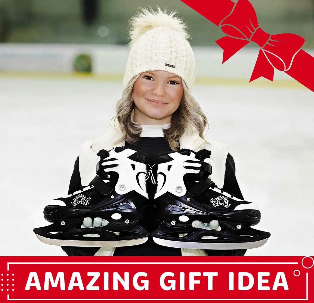 Ice Skates for Boys and Girls | Adjustable | Reinforced