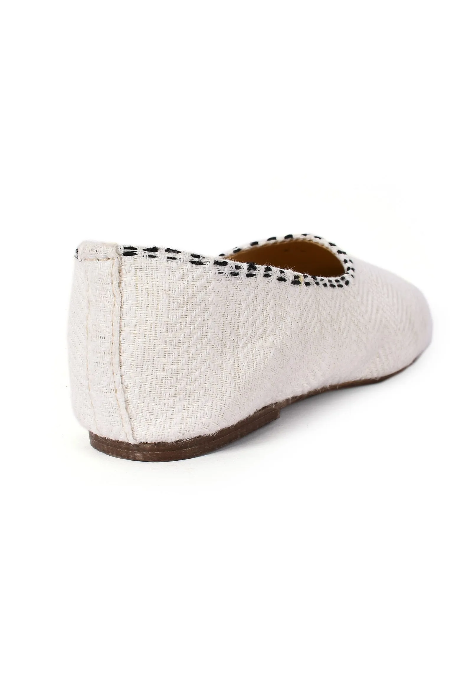 Irish White Pure Hemp Loafers