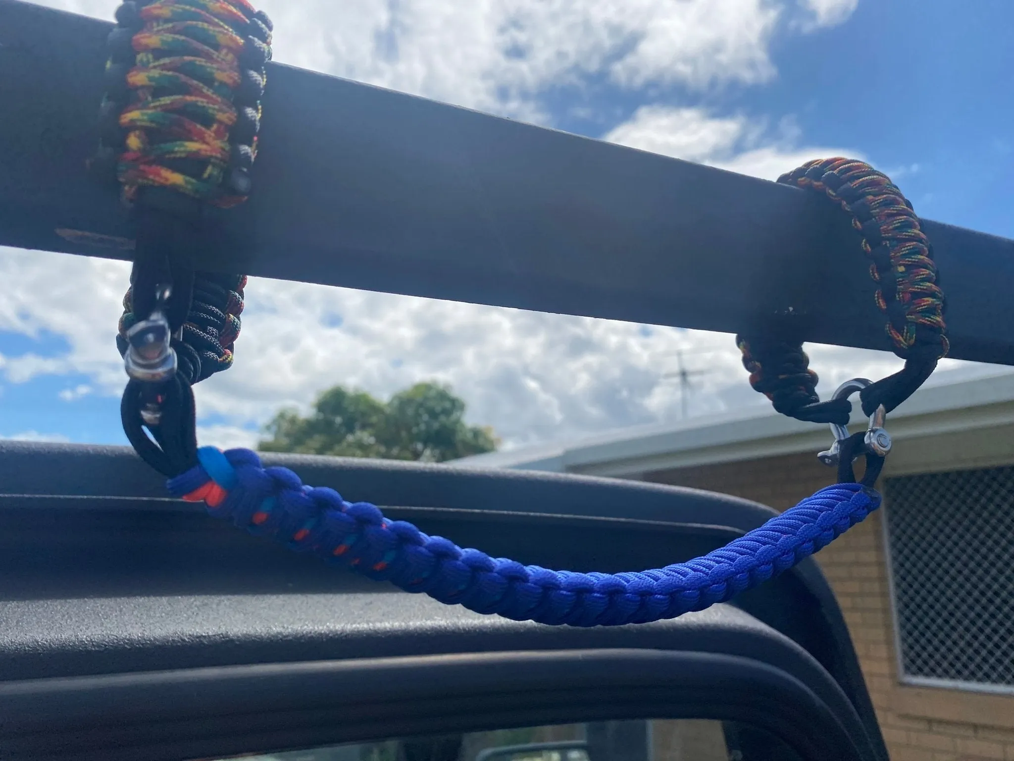 Jeep Grab Handle Paracord Roll Bar