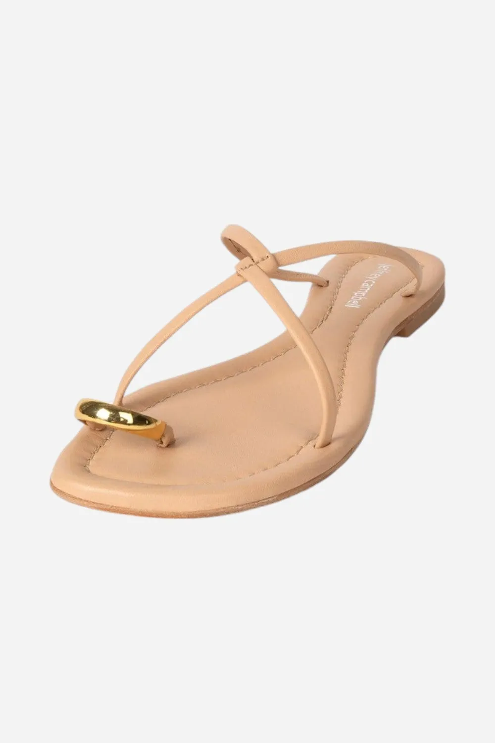 Jeffrey Campbell Pacifico Sandals in Beige/Gold