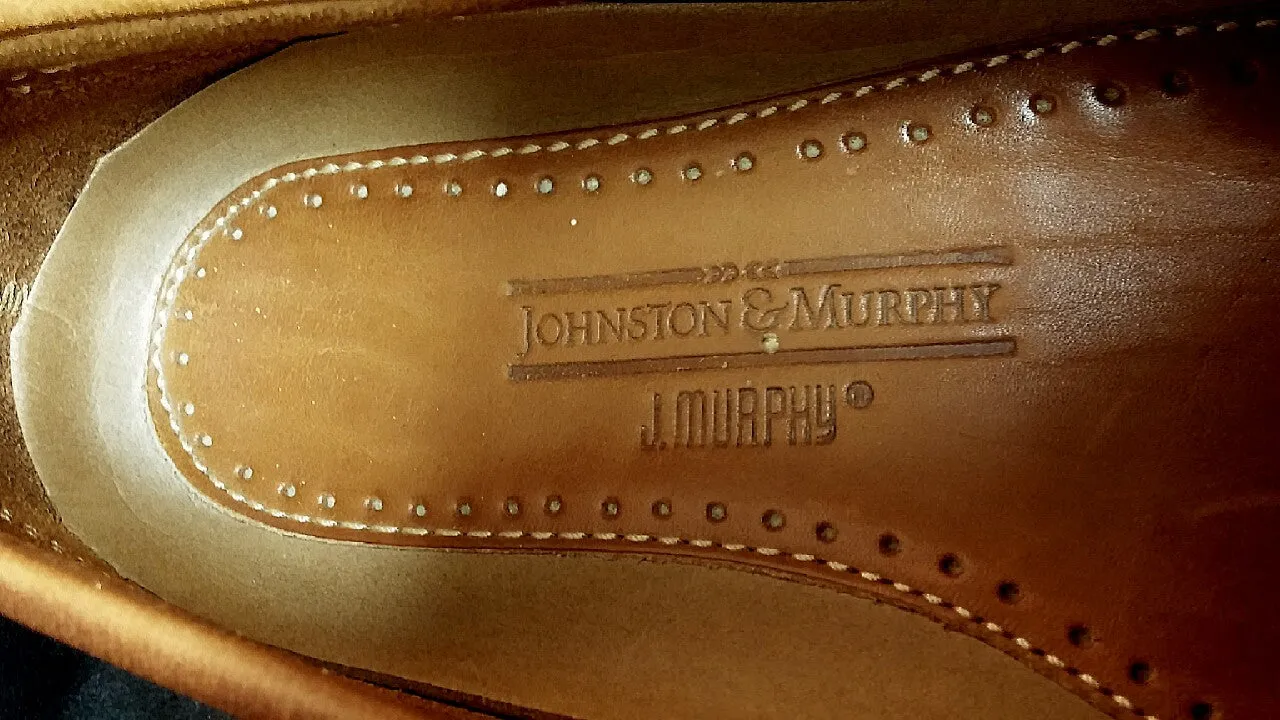 Johnston & Murphy-Brown Tasseled Casual Loafer Shoes- size 11.5D