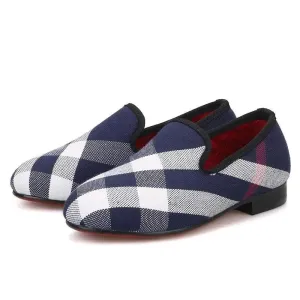 Kids Loafers Cherry Comfort: Matching Parent-Child Loafers - Red Cotton Insoles