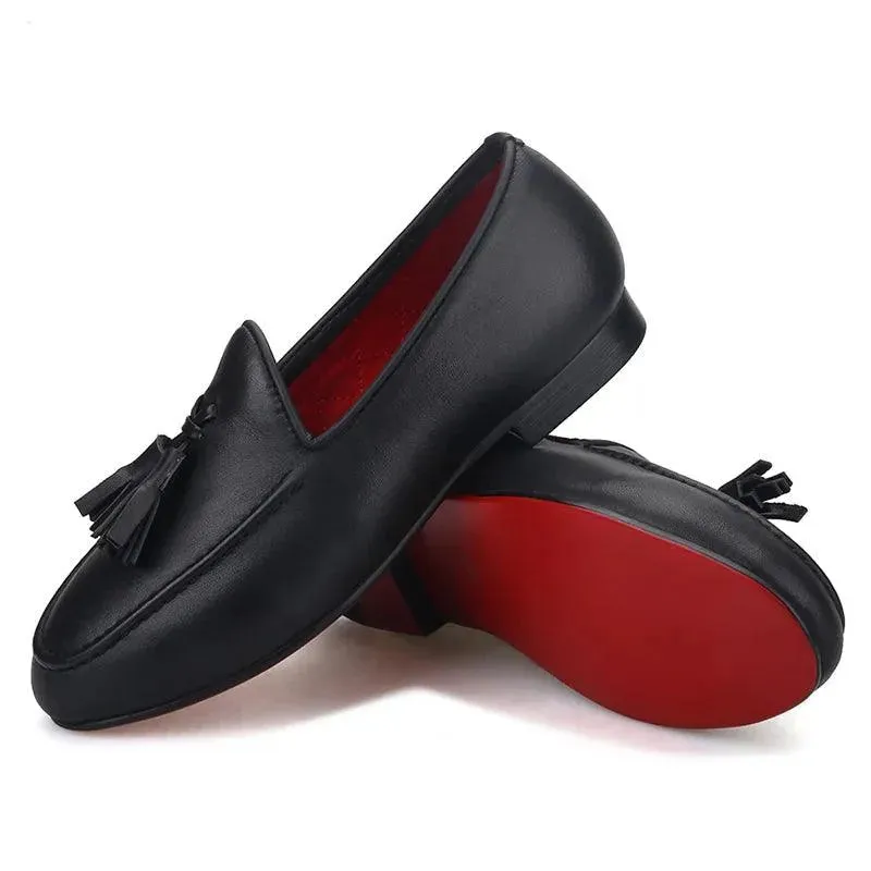 Kids Loafers Family Elegance: Handmade Leather Loafers for Kids