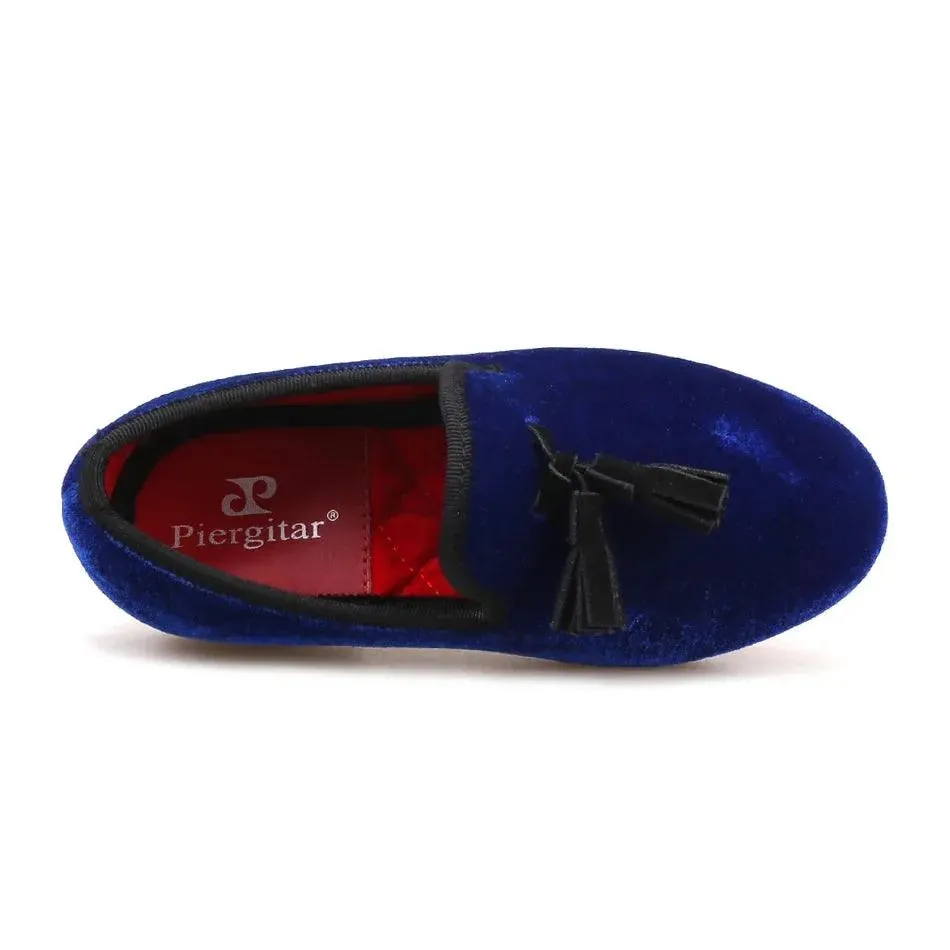 Kids Loafers Royal Blue Children's Tassel Loafer Shoes