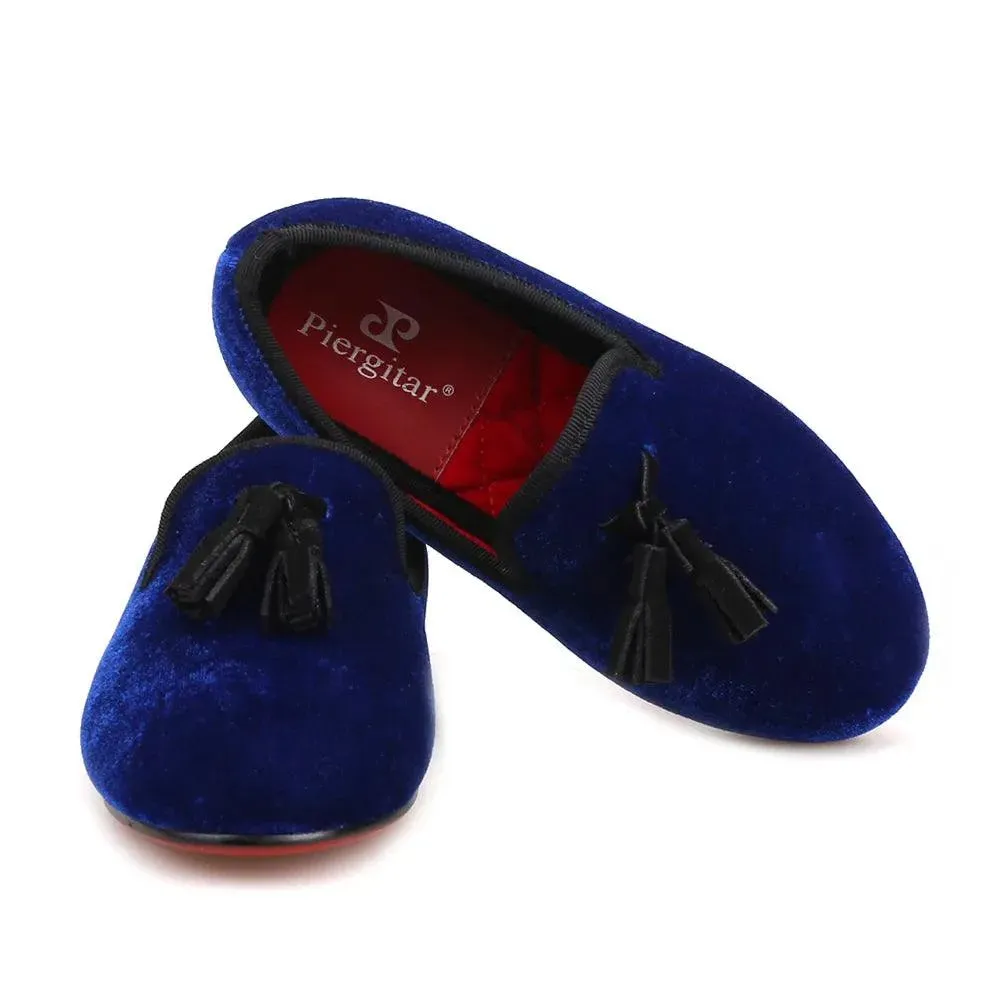 Kids Loafers Royal Blue Children's Tassel Loafer Shoes