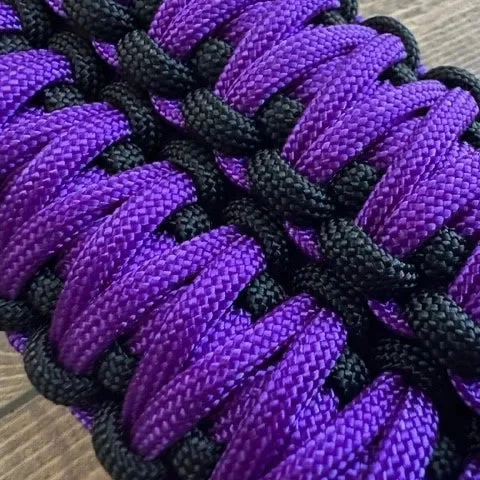 Krawlergrips Acid Purple Paracord Grab Handle