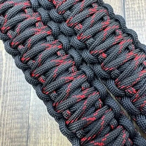 Krawlergrips Black Red X Paracord Grab Handle