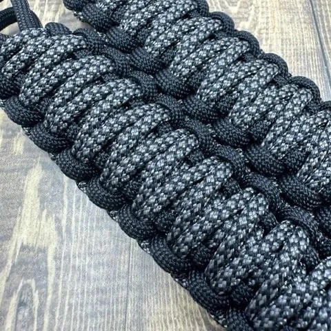 Krawlergrips Charcoal Grey Diamonds Paracord Grab Handle