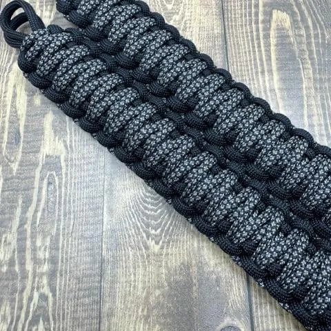 Krawlergrips Charcoal Grey Diamonds Paracord Grab Handle