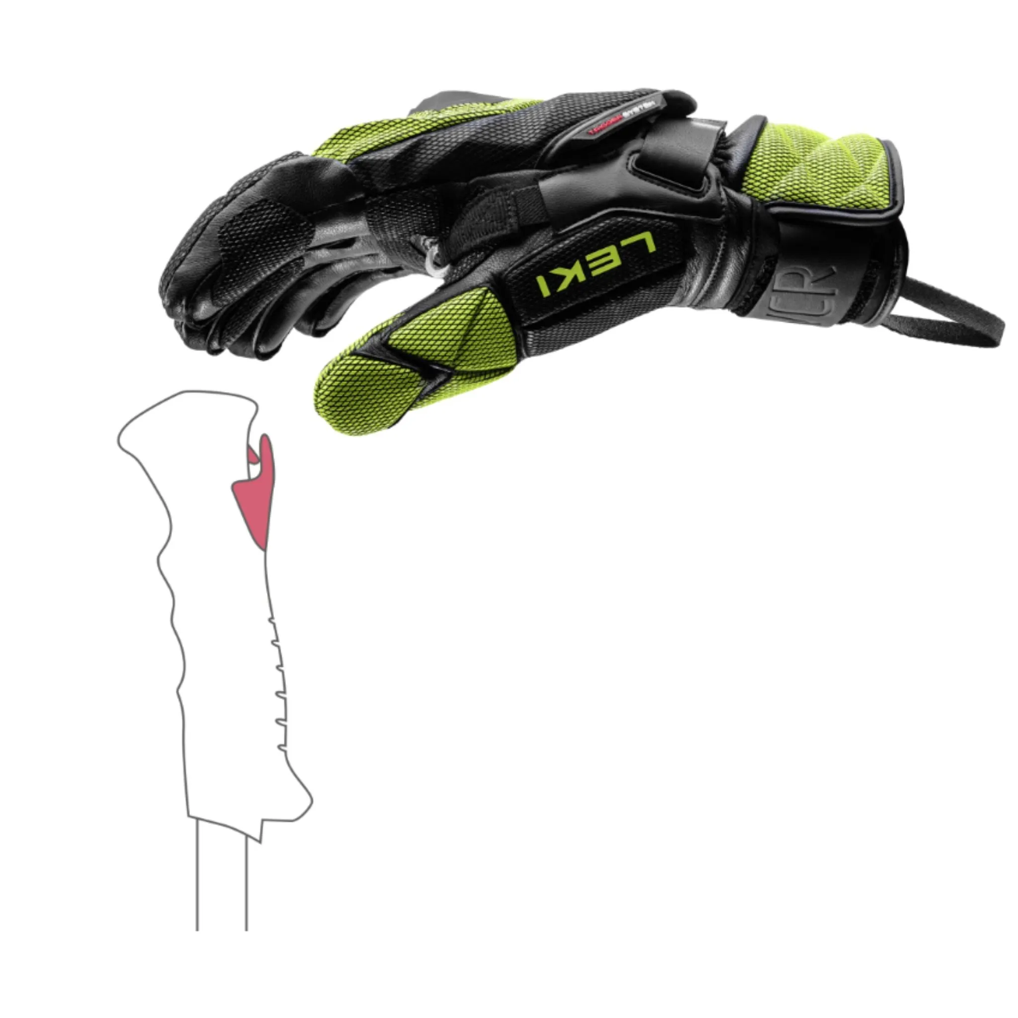 Leki WCR Venom GS 3D Race Gloves- OPEN BOX RETURN