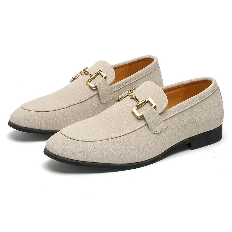 LMS Faux Suede Dress Shoes