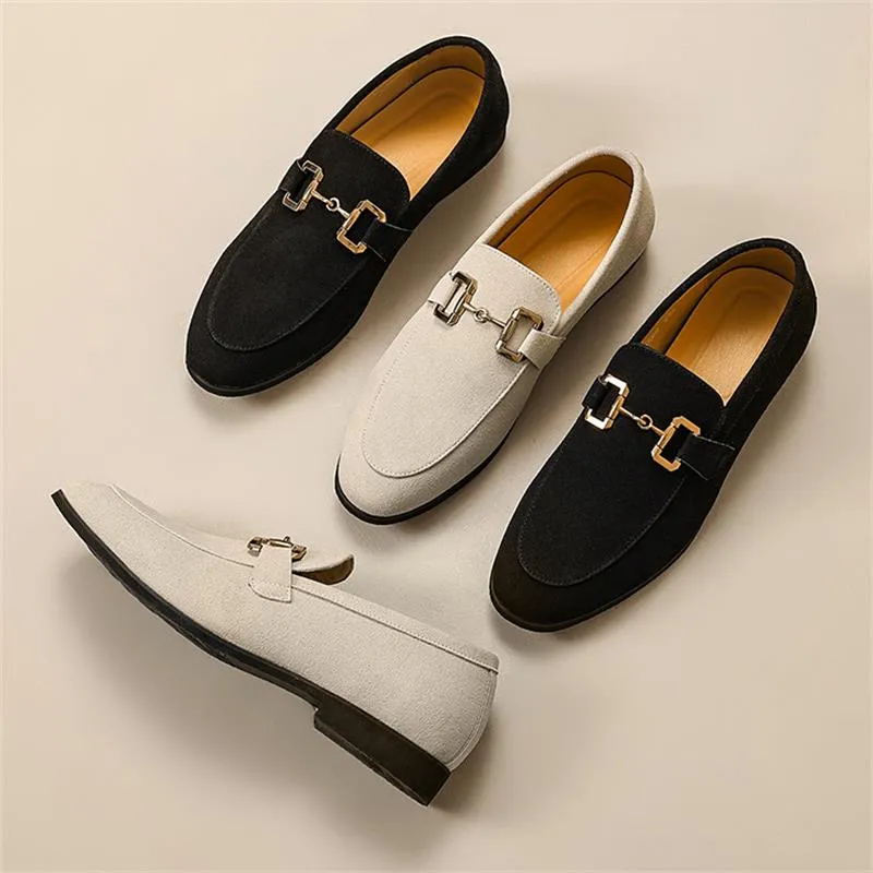 LMS Faux Suede Dress Shoes