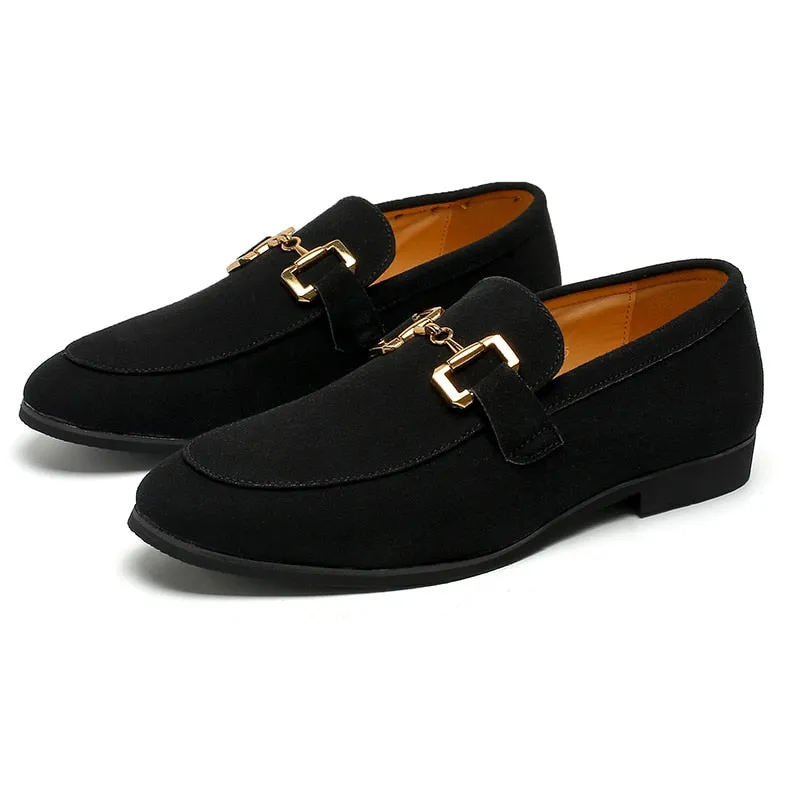 LMS Faux Suede Dress Shoes