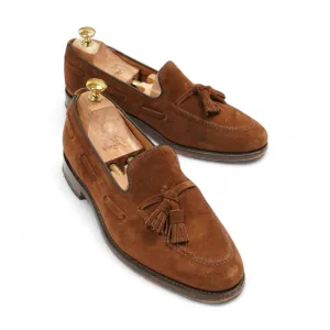 Loake - Brown Suede Lincoln Tassels Loafers UK 8,5