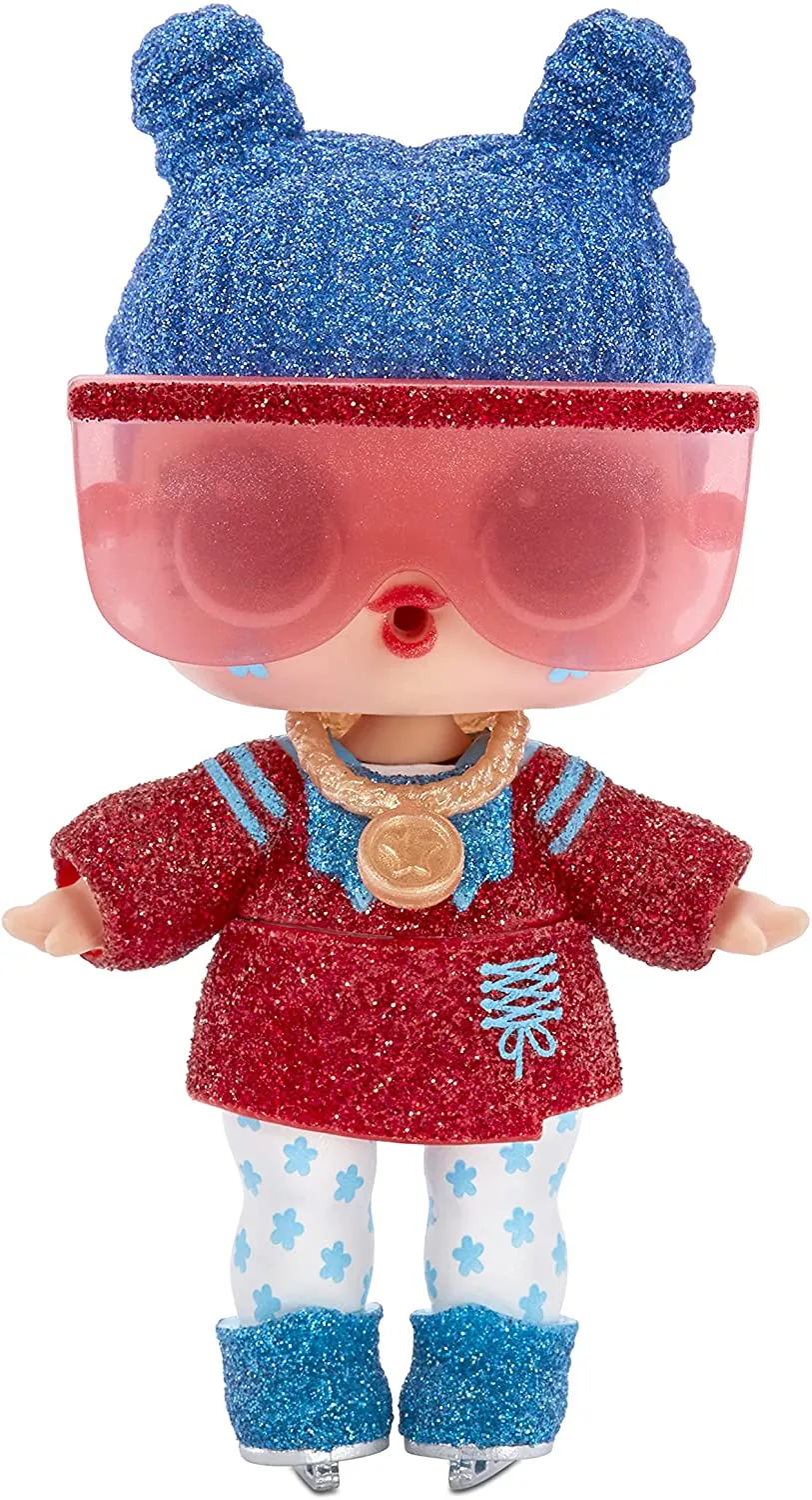 LOL Surprise All-Star Sports Series 5 Winter Games Sparkly Collectible Doll with 8 Surprises, Mix & Match Accessories