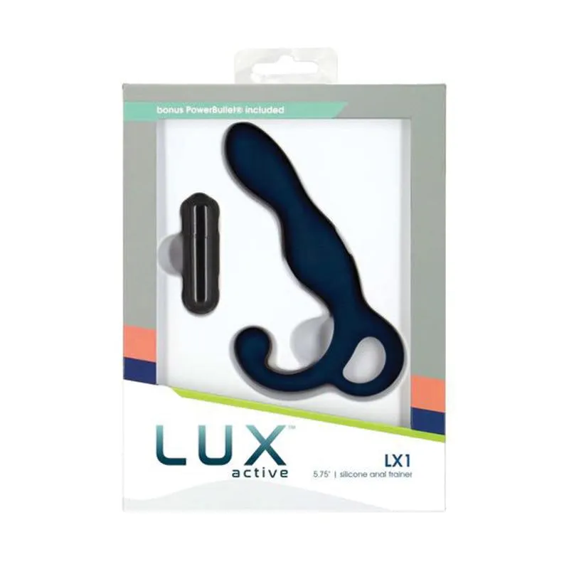 Lux Active LX1 5.75 in. Anal Trainer Silicone With Power Bullet