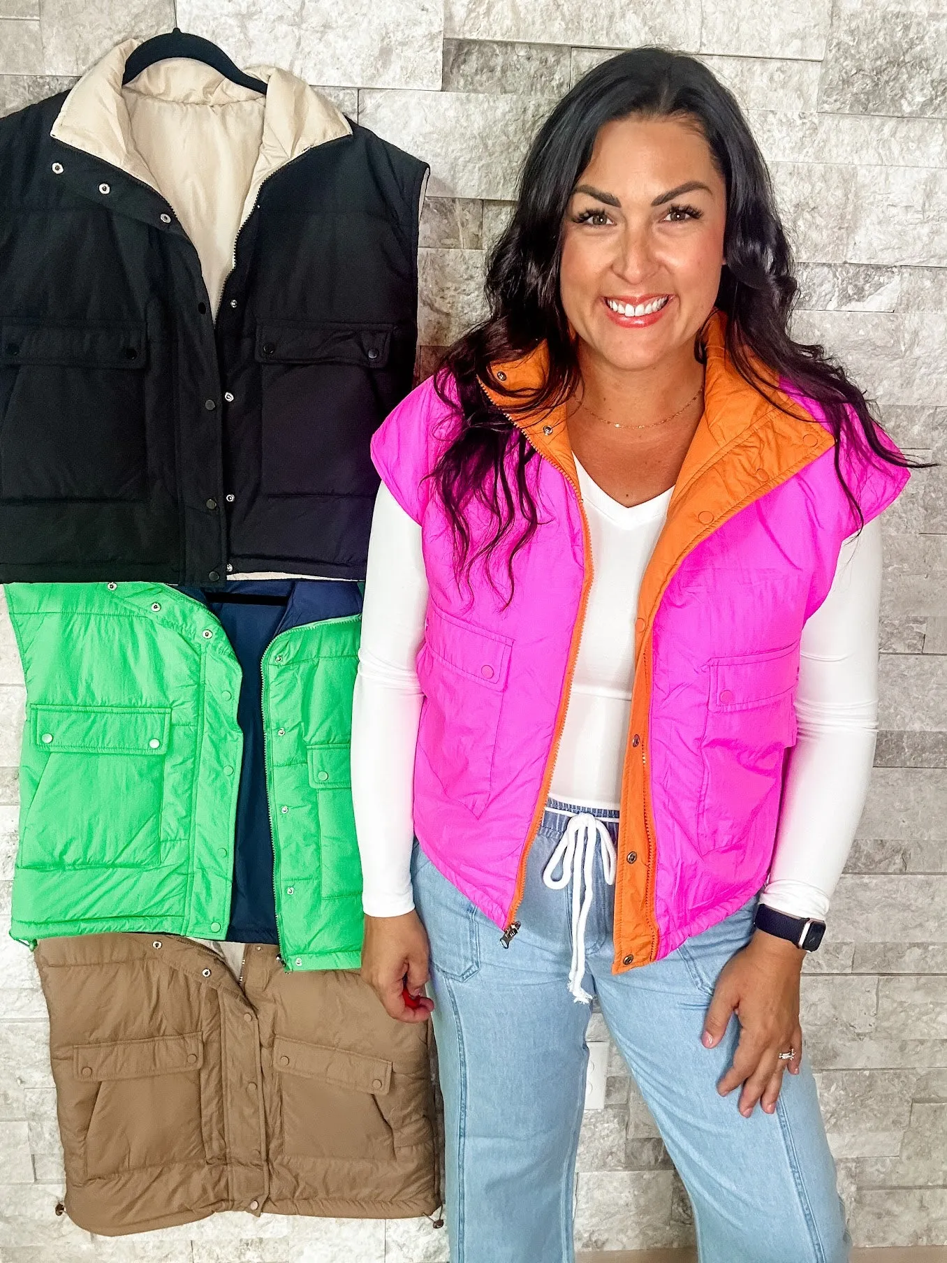 Maddox Reversible Puffer Vest - Blakeley(S-3XL)