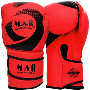 MAR-113C | Red Boxing & Kickboxing Competition Gloves