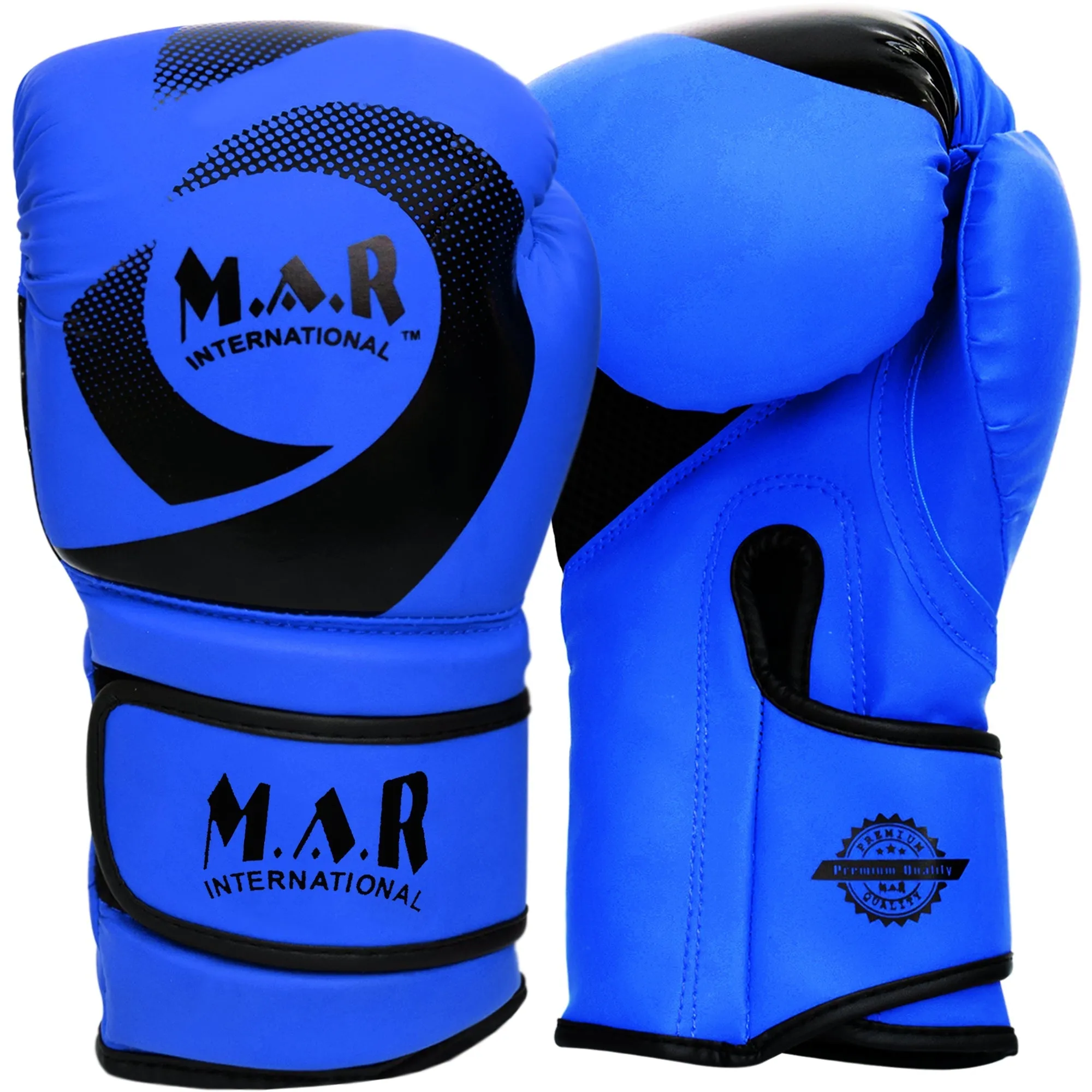 MAR-113D | Blue Boxing & Kickboxing Competition Gloves