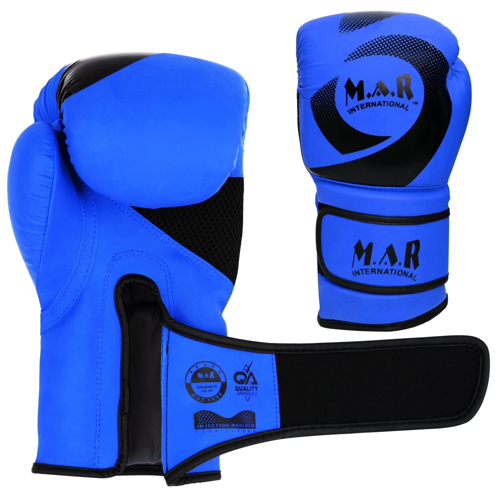 MAR-113D | Blue Boxing & Kickboxing Competition Gloves