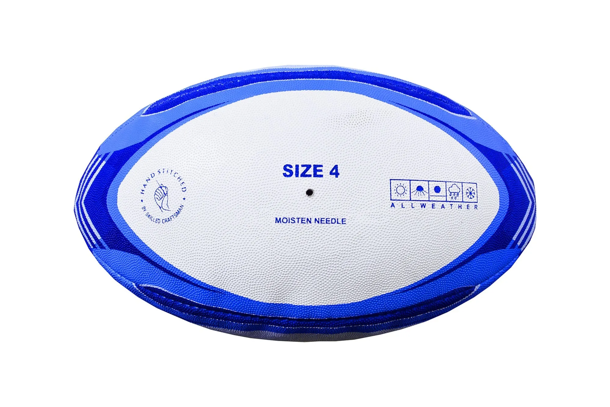 MAR-436I | Blue Rugby Training Ball - Size 4