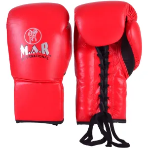 MAR-SP1 | Red Genuine Cowhide Leather Boxing Gloves