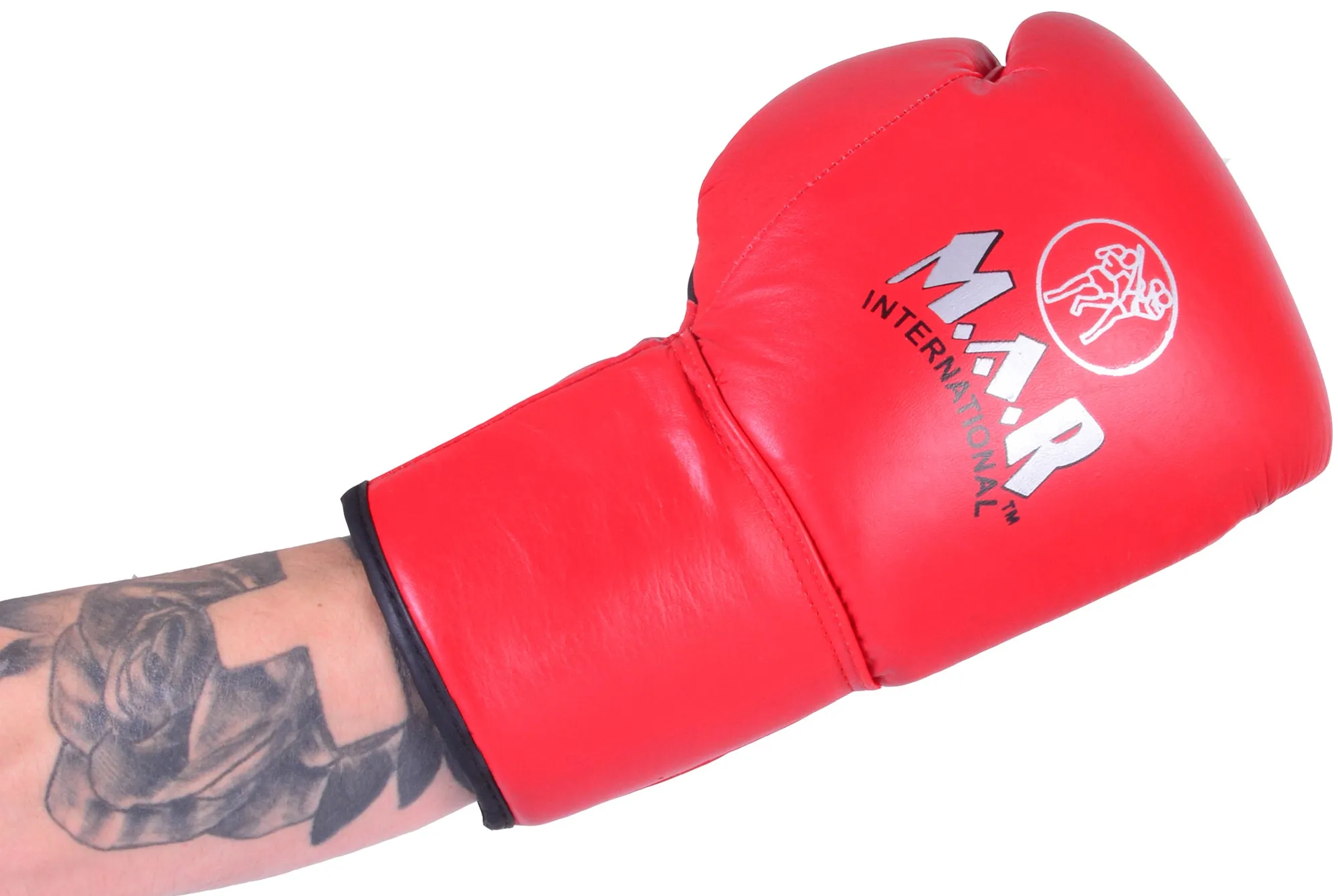 MAR-SP1 | Red Genuine Cowhide Leather Boxing Gloves