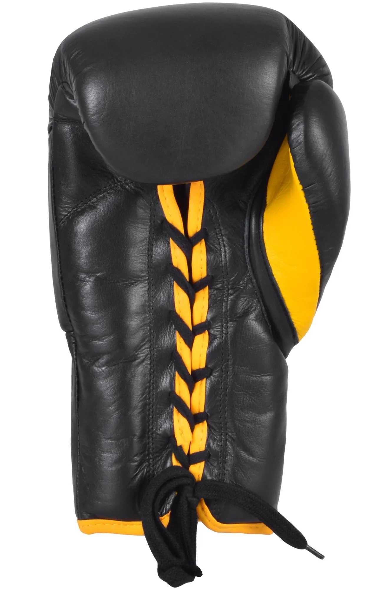 MAR-SP2 | Black Genuine Cowhide Leather Boxing Gloves