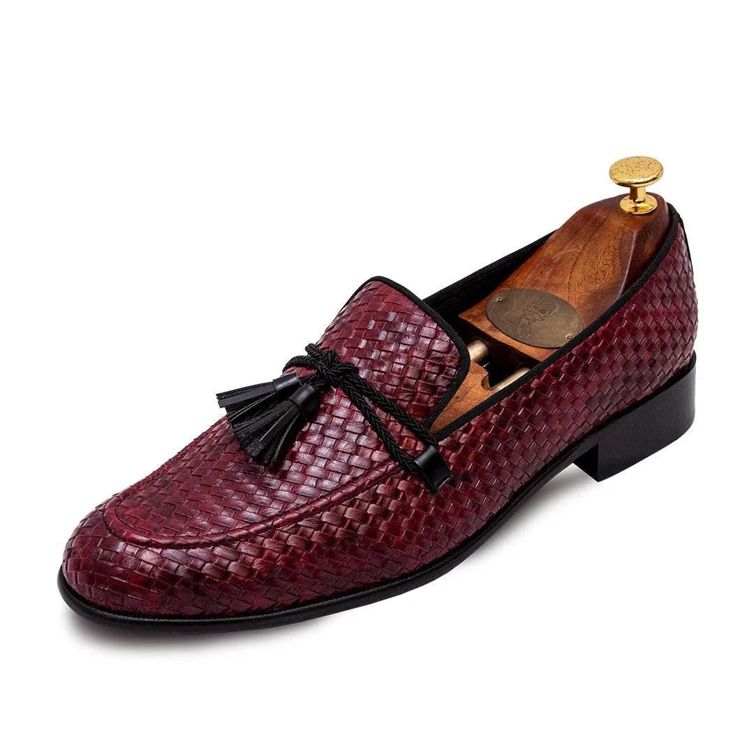 MARCUS CHERRY TASSEL SLIP-ON