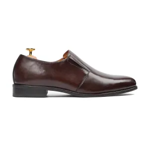 Masuda - Men's Dark Brown Calf Leather Loafer