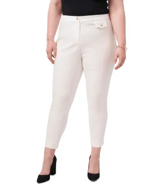 Melody Slim Double Weave Pant | NEW IVORY