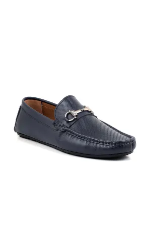 Men Casual Driving Mocs M26051-Navy