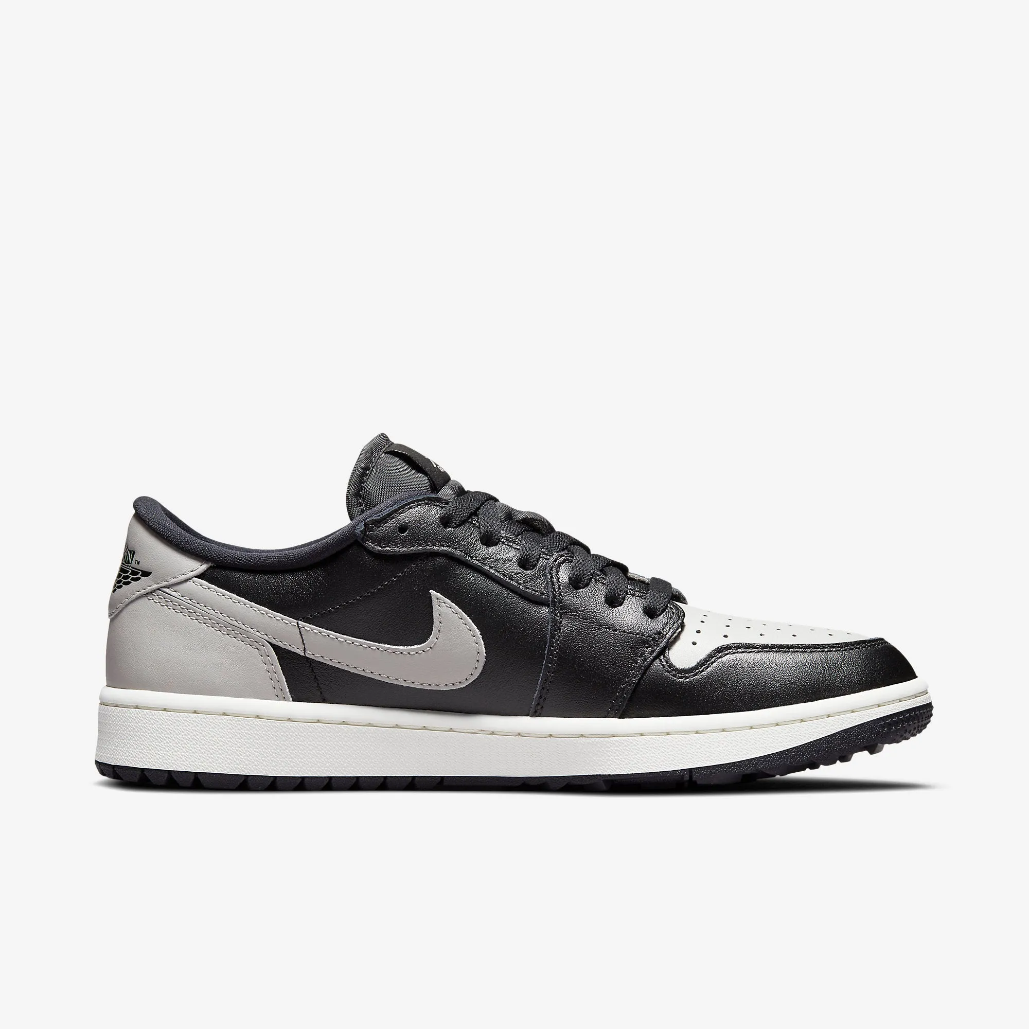 Men's Air Jordan 1 Low GOLF "Shadow" (Black/Medium Grey/Sail)(DD9315-001)