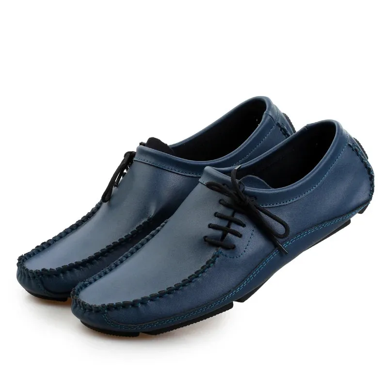 Men's Formal Shoes - Leather Loafers - Casual Boat - TSS338