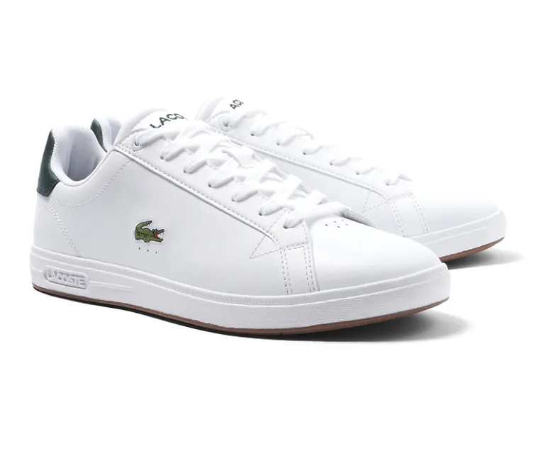 Men's Lacoste Graduate Pro 222 1 SMA (White/Dark Green)