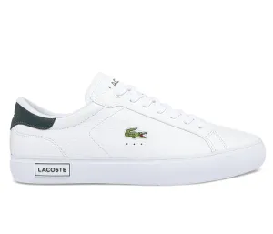 Men's Lacoste Powercourt 0721 2 SMA (White/Dark Green)