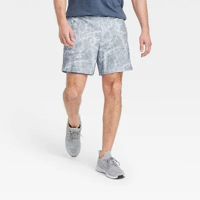 Men's Printed Any Sport Shorts - All in Motion Light Gray L