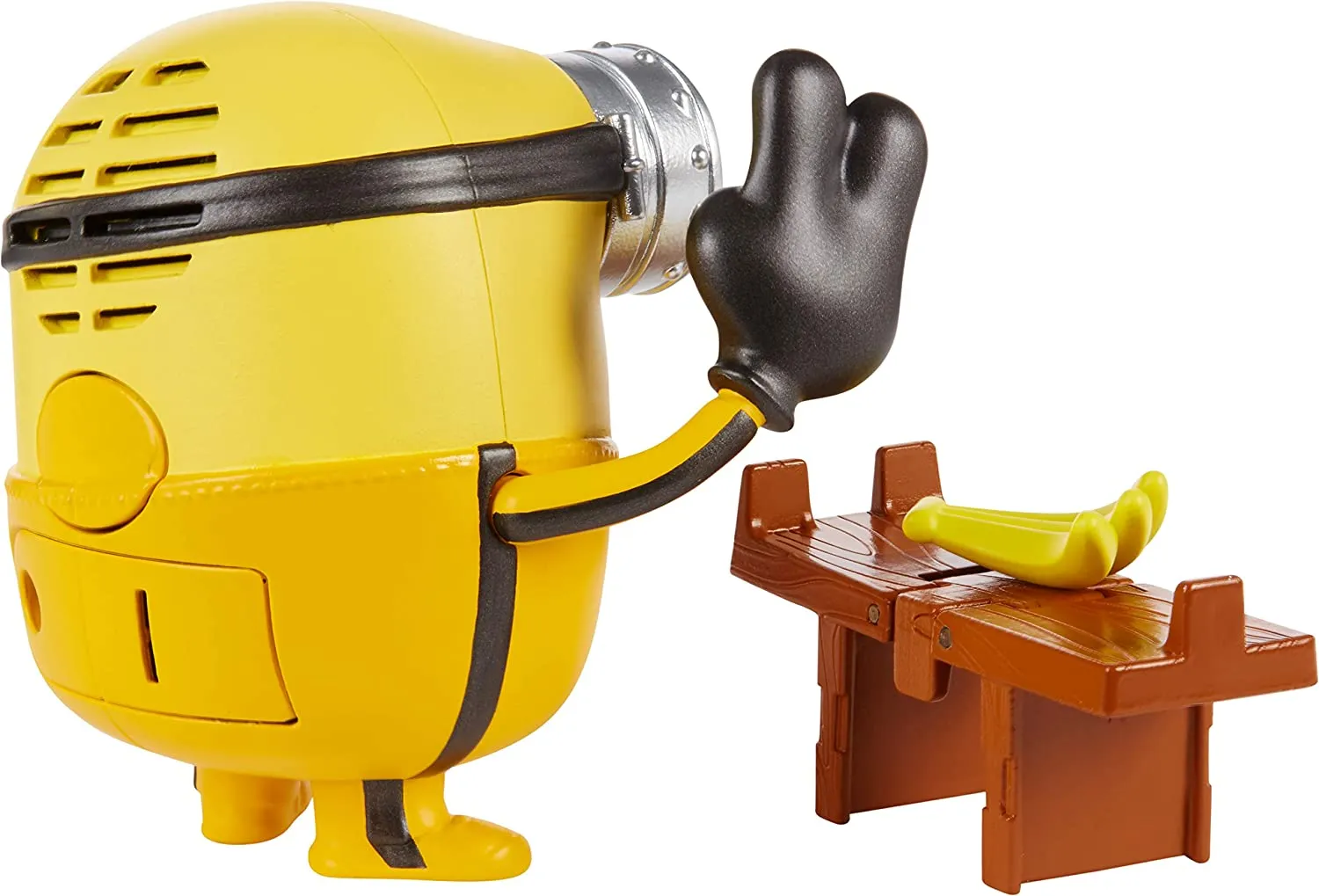 Minions The Rise of Gru Loud N’ Rowdy Bob Talking Action Figure with Kung Fu Bench Toy