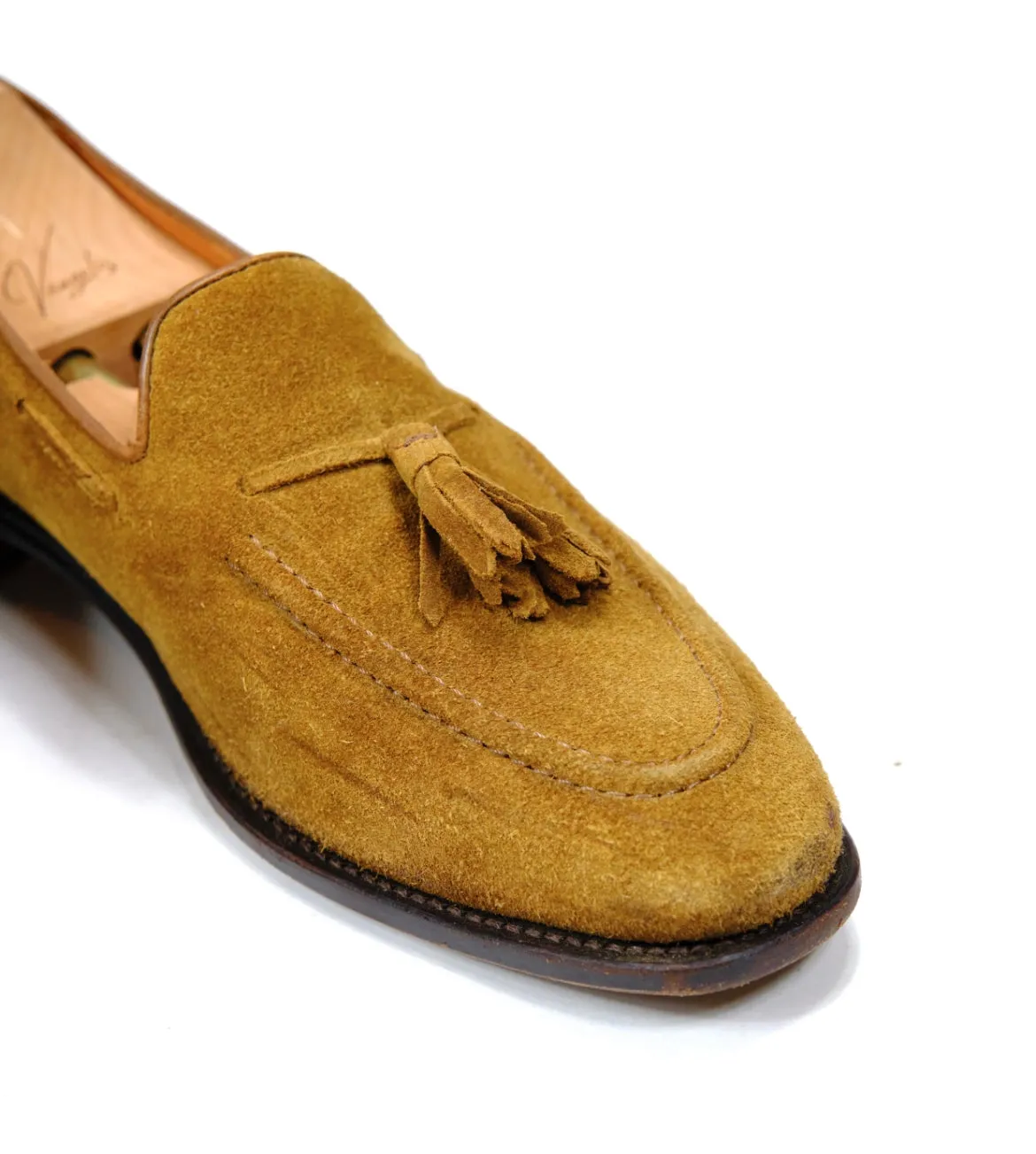 Myrqvist - Light Brown Suede Tassel Loafer UK 11 / EU 45