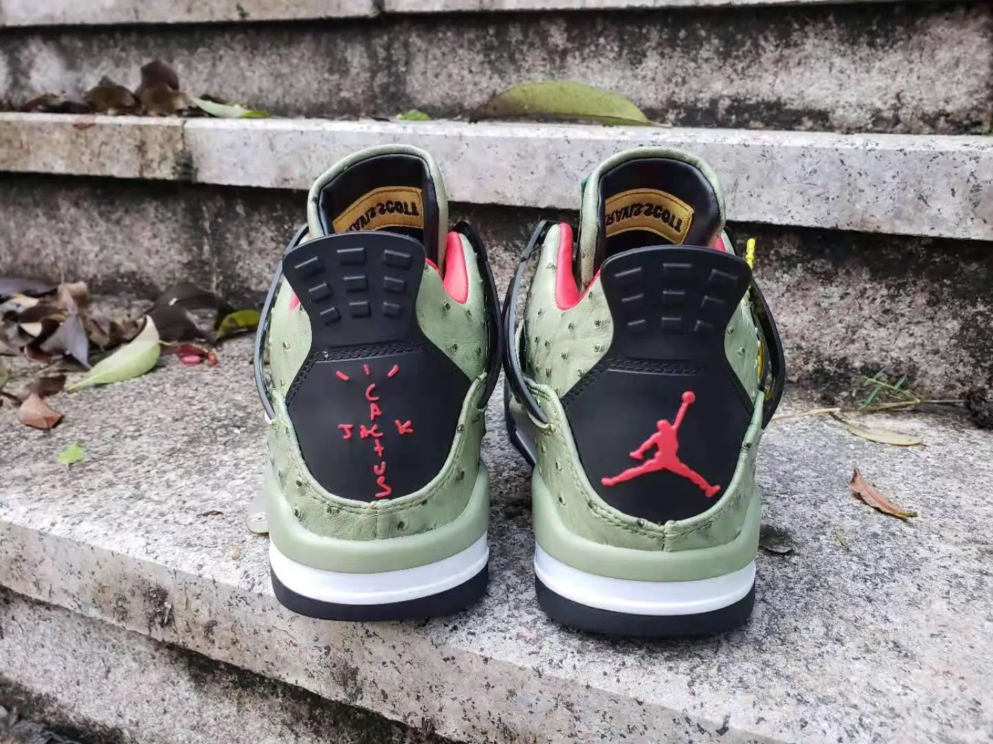 Nike Air Jordan 4 Retro OG “Cactus Jack” Olive Black Red Basketball Men !!! CYBER MONDAY SALE !!!