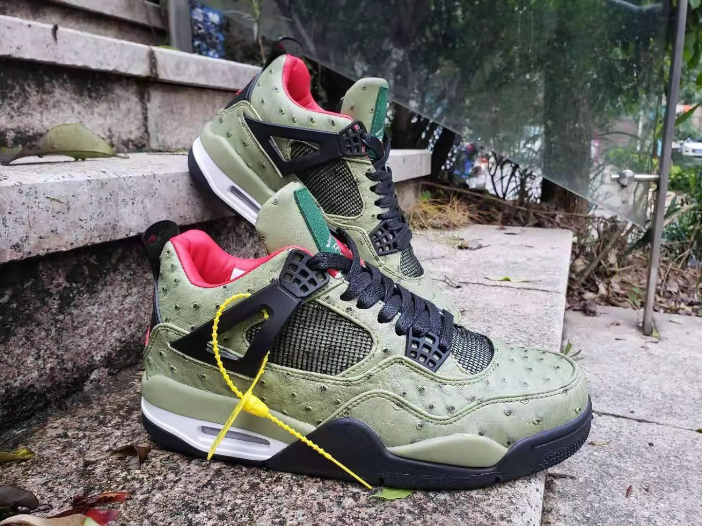 Nike Air Jordan 4 Retro OG “Cactus Jack” Olive Black Red Basketball Men !!! CYBER MONDAY SALE !!!