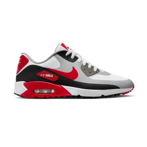 NIKE Air Max 90G Men's Spikeless Shoes (White/Red/Black)