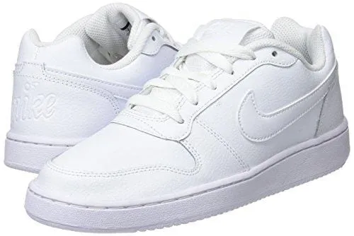 Nike Women's Ebernon Low Sneaker, White, 9 Regular US