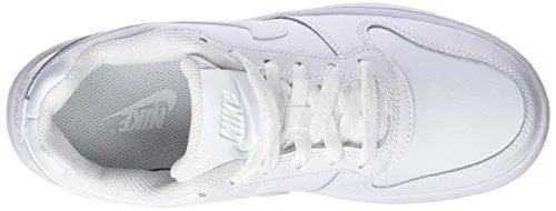 Nike Women's Ebernon Low Sneaker, White, 9 Regular US