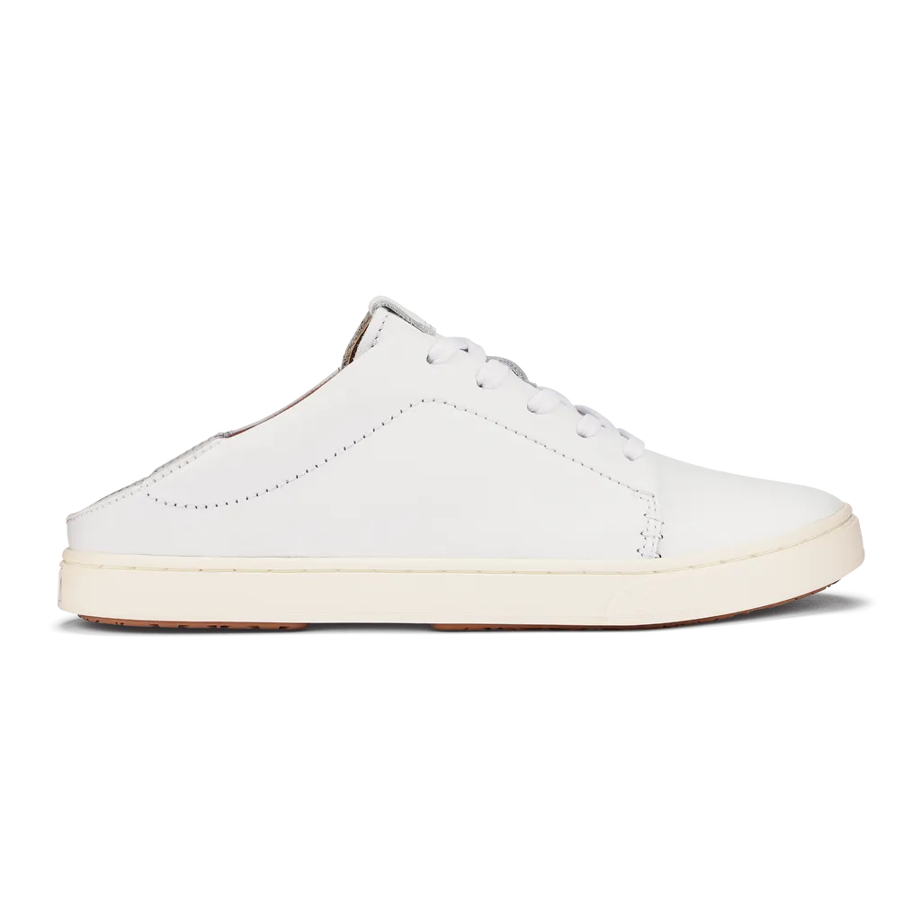 OluKai Womens Pehuea Lī ‘Ili Leather Sneaker