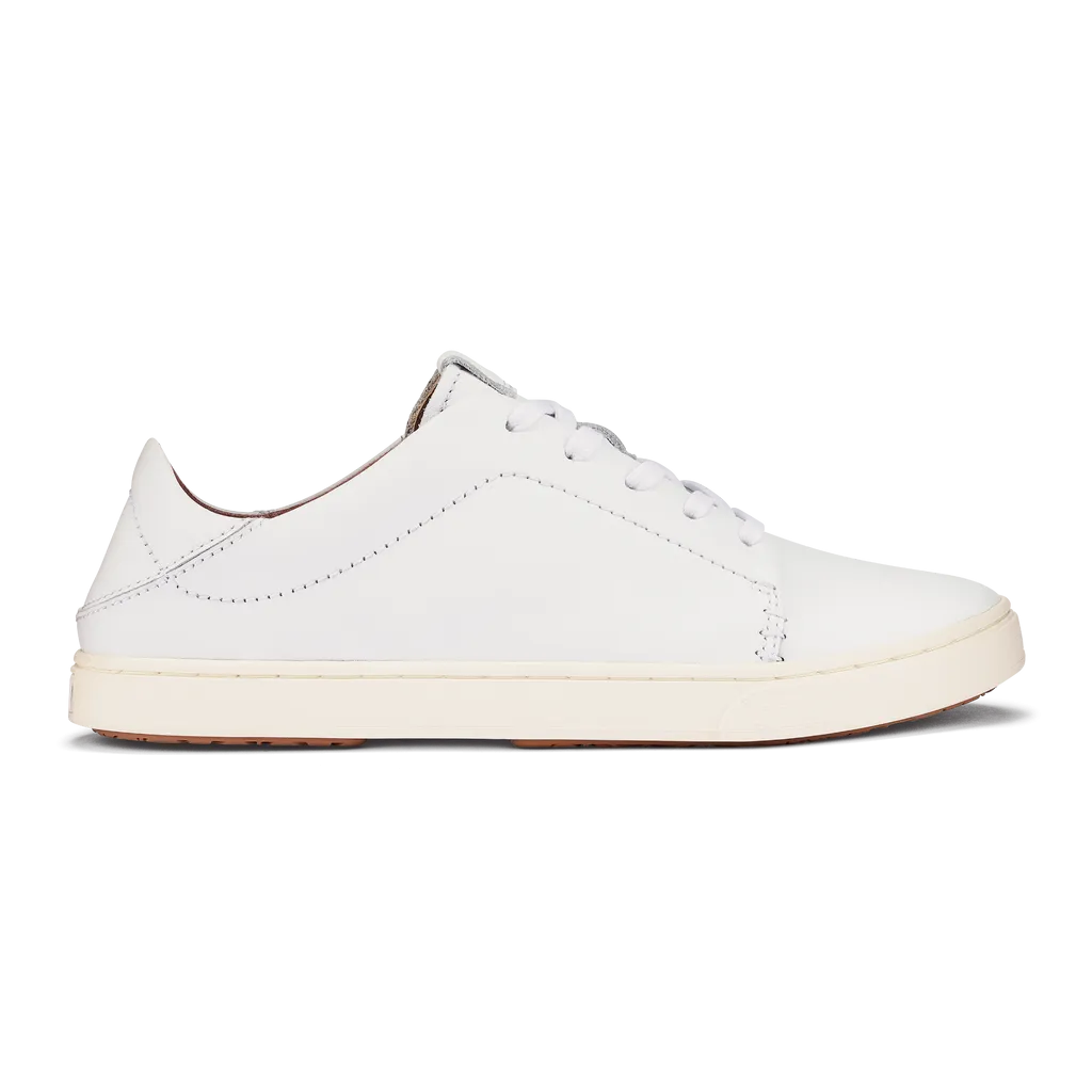 OluKai Womens Pehuea Lī ‘Ili Leather Sneaker