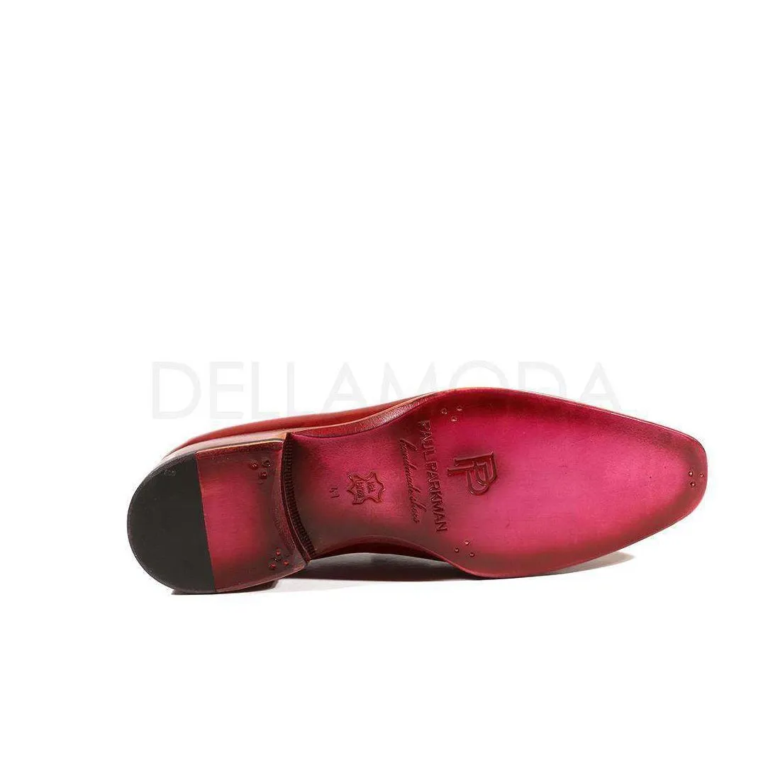 Paul Parkman Handmade Designer Shoes Men's Designer Shoes Bordeaux Tassel Loafers (PM2010)